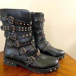 Punk rock boots